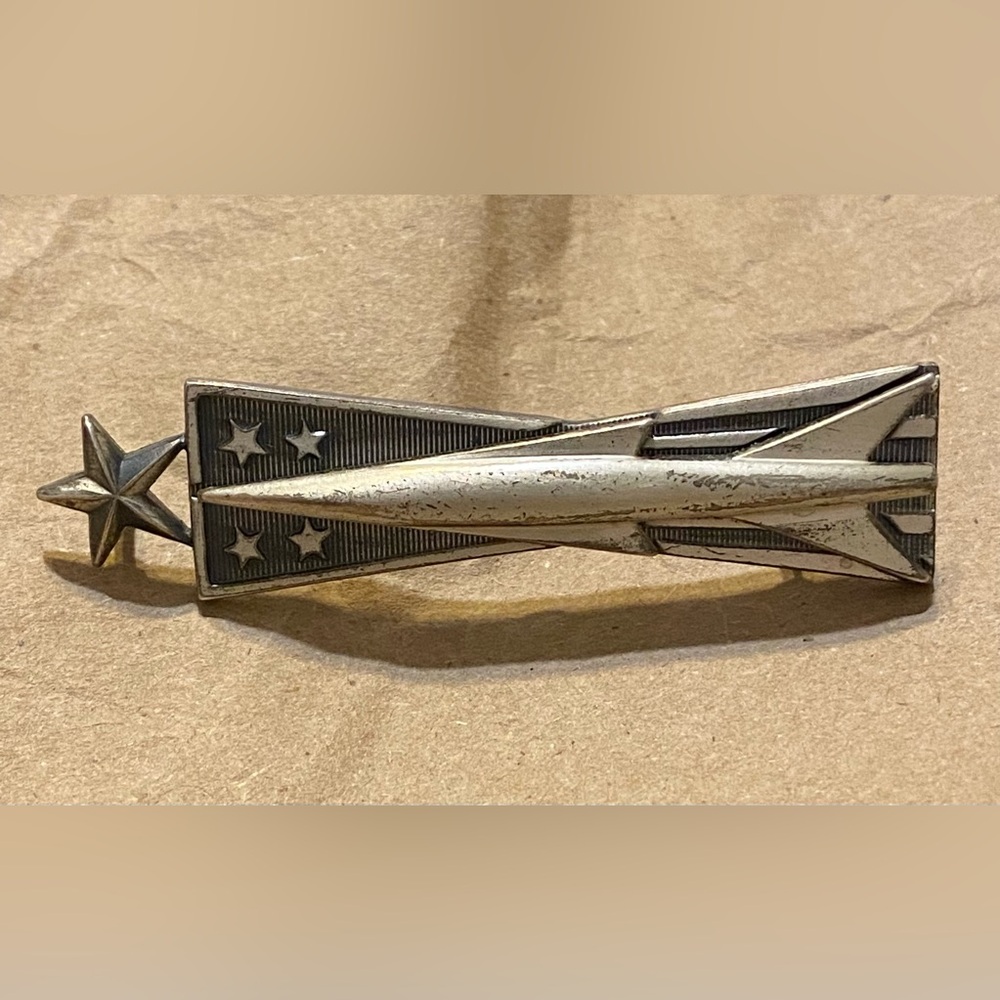 US Air Force Command Missile Pin Sterling Silver N S Meyer Inc Vintage 11g N7